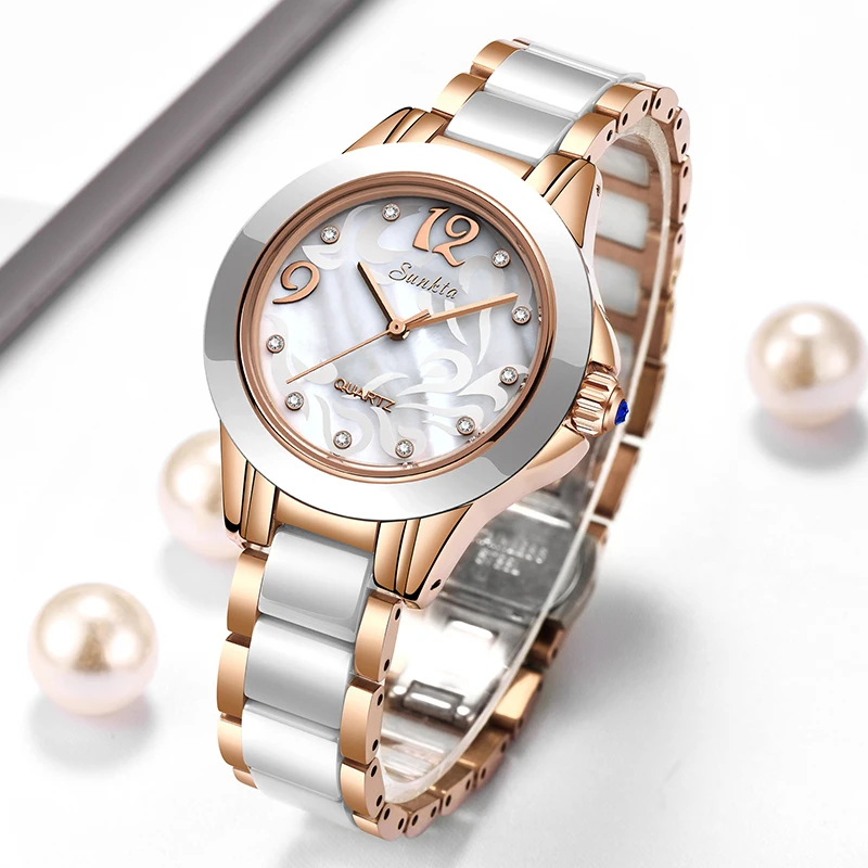 LIGE SUNKTA 2023 New Listing Rose Gold Women Watch Quartz Watch Ladies Top Brand Luxury Female Watch Girl Clock Relogio Feminino