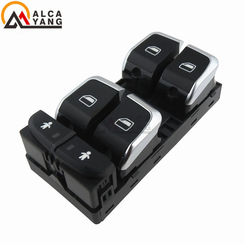 Master Window Control Switch Button For Audi A6 C7 A6 Allroad A6 Avant A7 Q3 2011 2012 2013 2014 - ON 4G0959851, 4G0 959 851 5PR