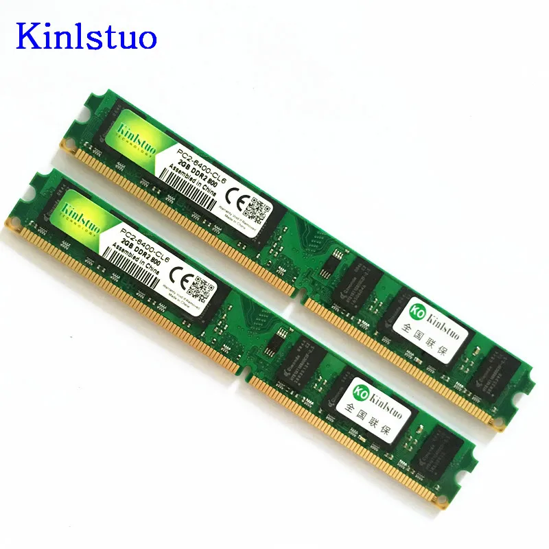 

1PCS Desktop DIMM computer RAM DDR2 2Gb 800/667/ 533Mhz for Intel &AMD 2G DDR2 RAM Memoria de escritorio PC2-6400