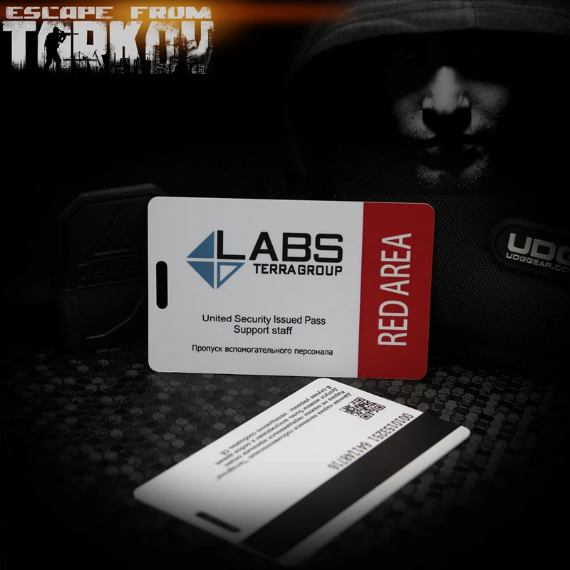 Escape from Takov TerraGroup Surrounding Labs Game Collection Key Card Props Model Bus Access Control Pendant Collect Stickers