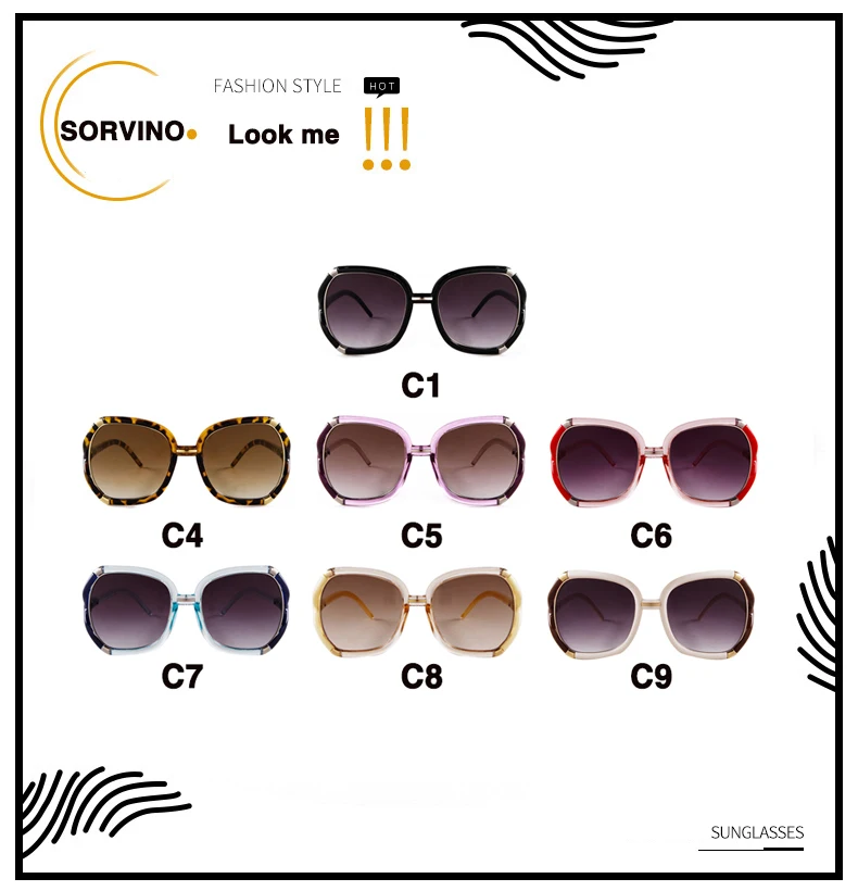 Gafas de sol cuadradas con montura grande para mujer, lentes de sol cuadradas a la moda, de gran tamaño, huecas, de viaje, decoración, UV400