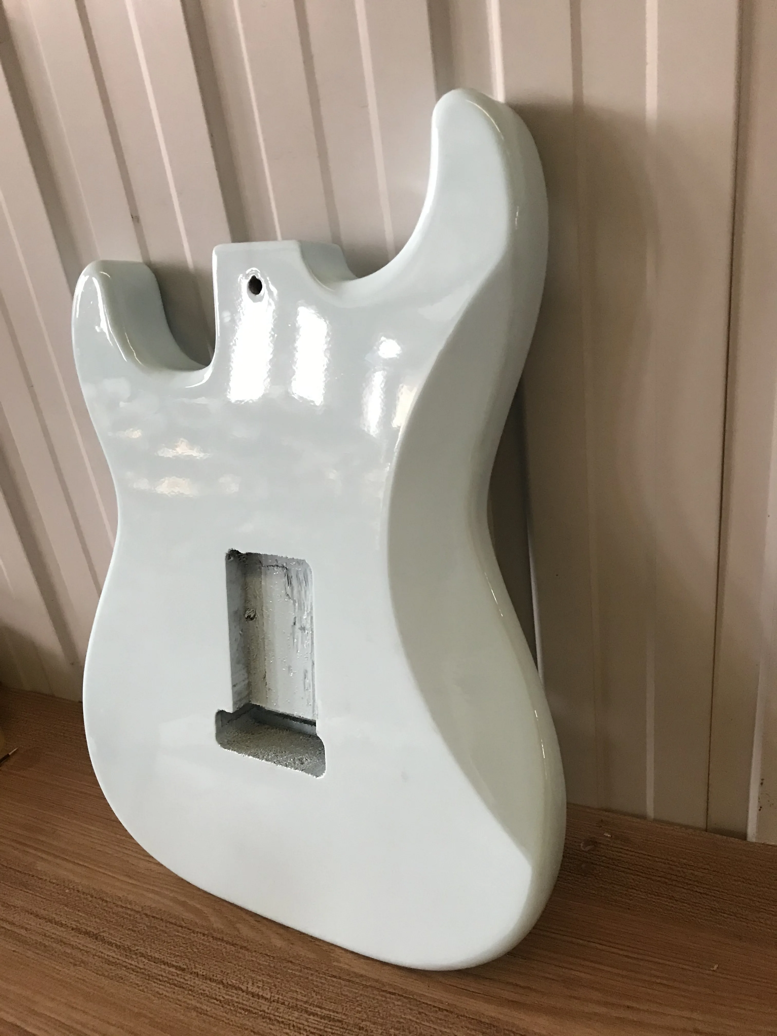 ST Electric Guitar Body Unfinished, Light Green, DIY, Semi-finished Product, Student Professional, ST Guitar Barrel