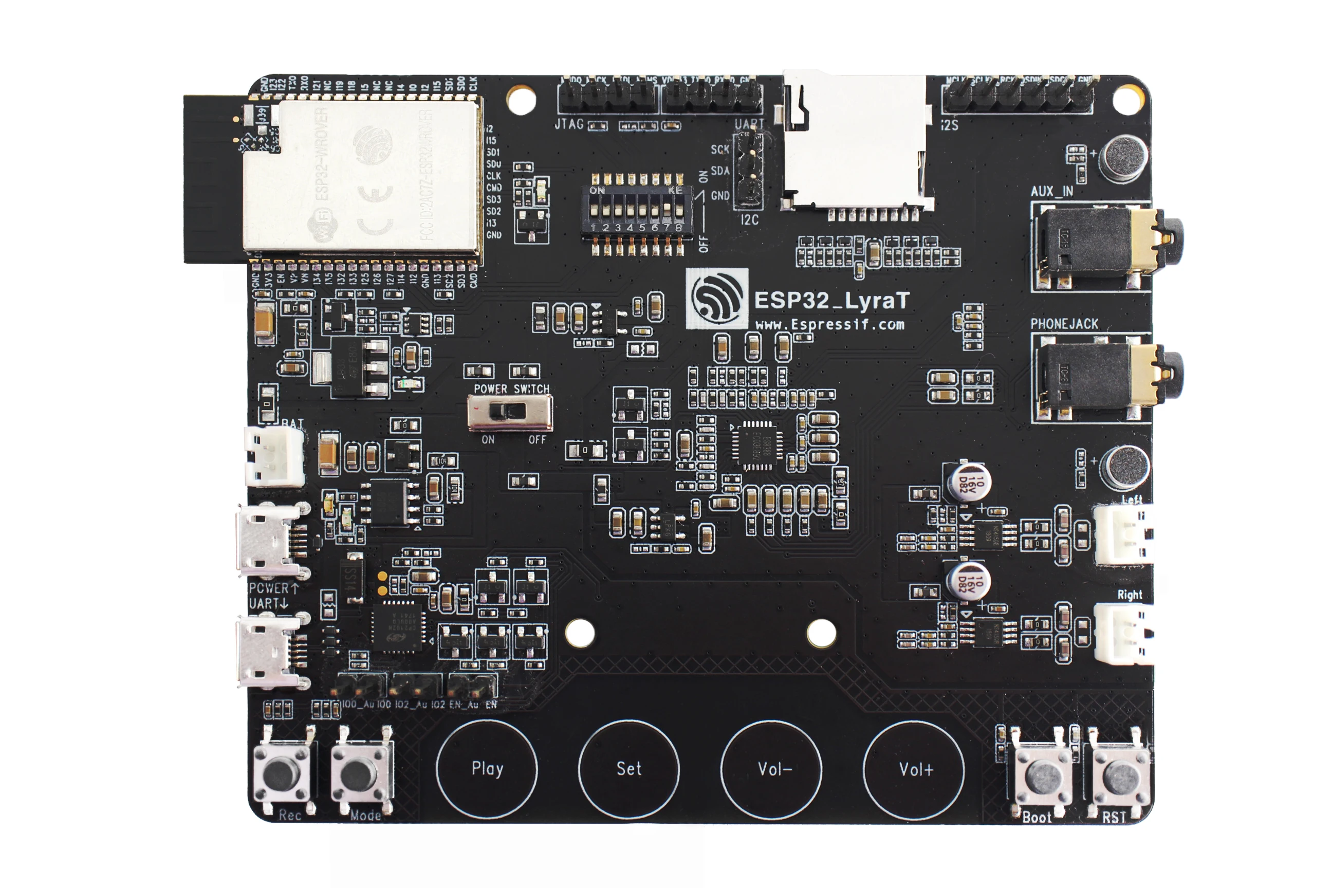 

ESP32-LyraT Development board Touch+ physical buttons Wi-Fi Bluetooth audio support cloud platform