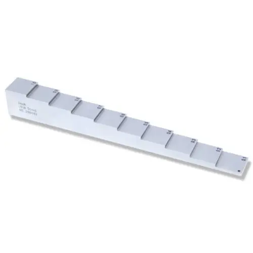 

10 Step Ultrasonic Calibration Block step wedge 1018 Steel Standard Certified 0.1inch to 1 inch for thickness tester