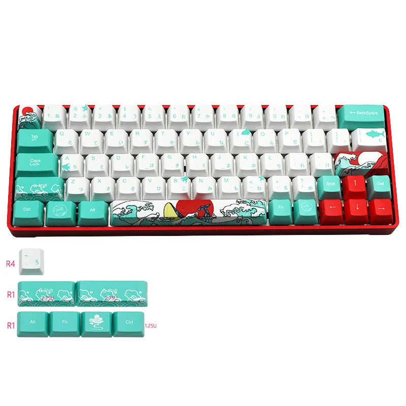 

DIY Keyboard Keycaps For Corsair Supplemental Keycap K70 K63 K65 K68 RGB K95 G710 disciplinary man FIRE PBT translucent