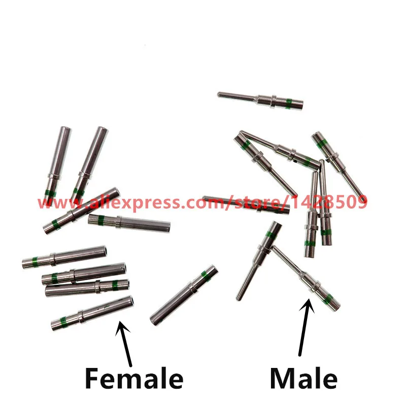 Deutsch DT Terminals 14 AWG Solid Crimp Terminals Pin 0462-209-16141 0460-215-16141