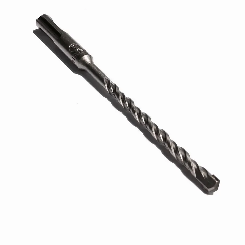 6PCS/Pack 6-16*200mm Solid Alloy Tip SDS Plus Round Shank 4 Hollow Hammer Drill Bit for Concrete/Brick/Wall/Tile/Granite