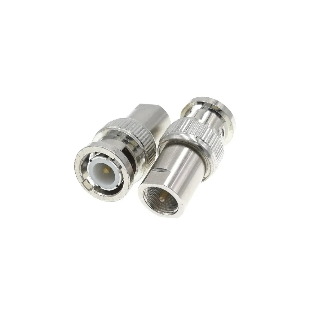 

50pcs BNC Male Plug To FME Plug Male Straight RF Coaxial Adapter Connector