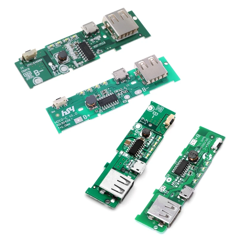 USB 5V 2A Mobile Phone Power Bank Charger PCB Board Module For 18650 Battery