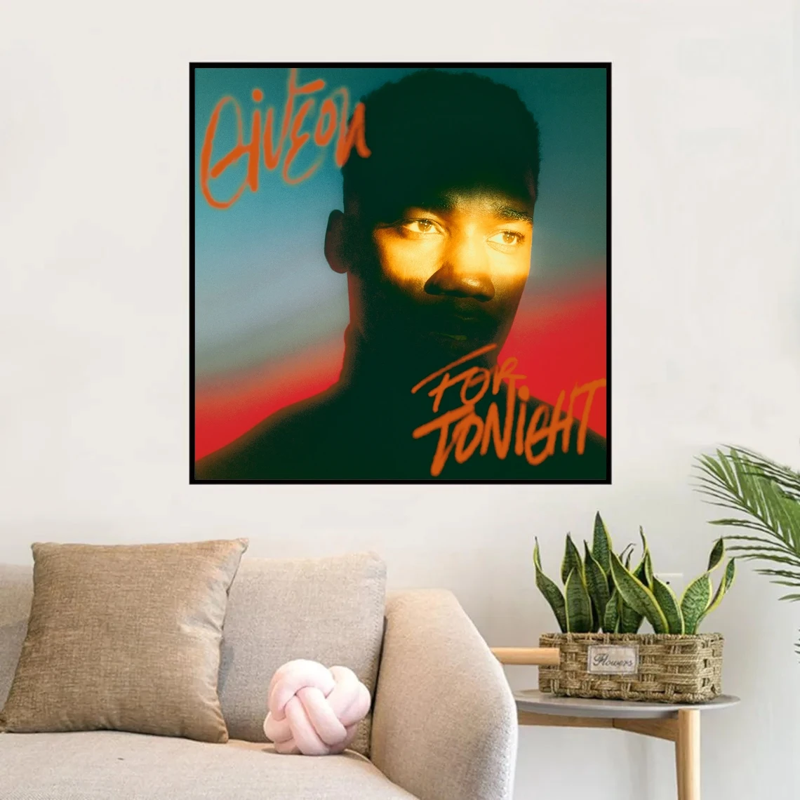 Giveon For Tonight Music Album Poster Canvas Print Home Decoration Wall Painting ( No Frame )