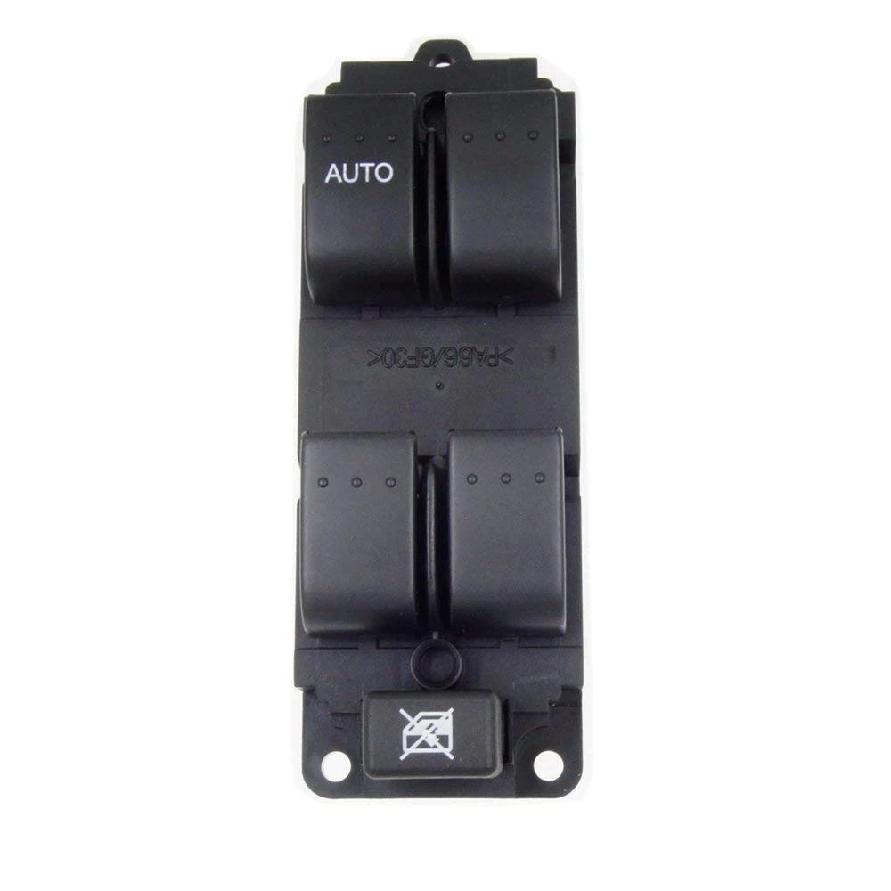 Power Window Switch For 2004-2009 Mazda 3 5 Button Drive Side Front Left Black BN8F-66-350, BN8F-66-350A