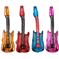 4 Pcs/Lot 80x30Cm Hot Cartoon Guitar Balloons Inflatable Globos Party Supplies Kids Toys Birthday Balloon Classic Toys Ball
