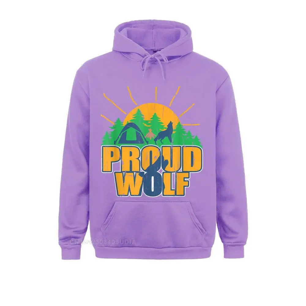 Proud Wolf Scout Cub Camping Boy Hiking Scouting Den Gift Hoodie Hoodies For Men Europe Sweatshirts Retro Sportswears