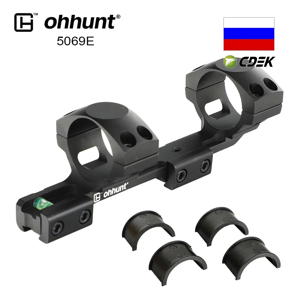 ohhunt Scope Mount Rings 30mm 25.4mm Tube 3/8