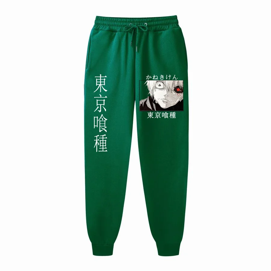 

2022Autumn Winter Men's Joggers Brand Trousers Tokyo Ghoul Anime Printing Casual Pants Sweatpants Running Sporting Clothing