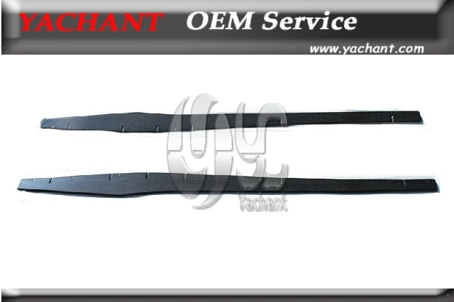 

Superleggera Style Side Skirt Extension Full Carbon Glossy Finish For 2004-2012 Gallardo LP550 LP560 LP570