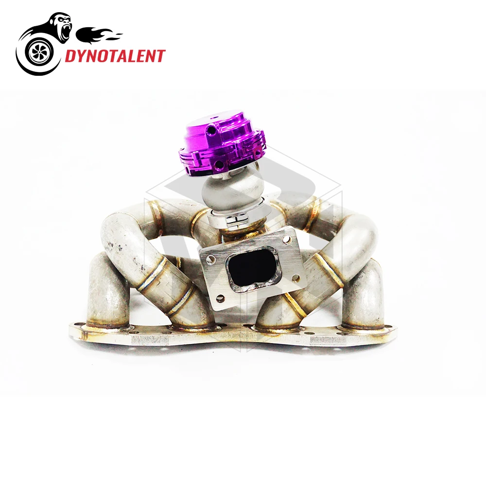 DYN RACING 3mm Tube thick SS304 T3 Flange Steam pipe for 240SX S13 S14 SR20det SR20 Top mount manifold+ 44mm V Band Wastegate