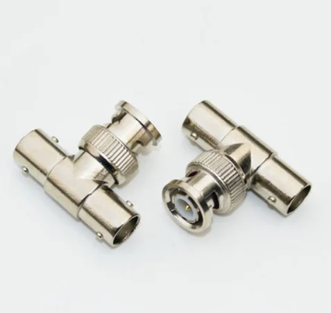 

5PCS BNC Male To 2 Female T Type Connector Adapter For CCTV Surveillance System adaptor