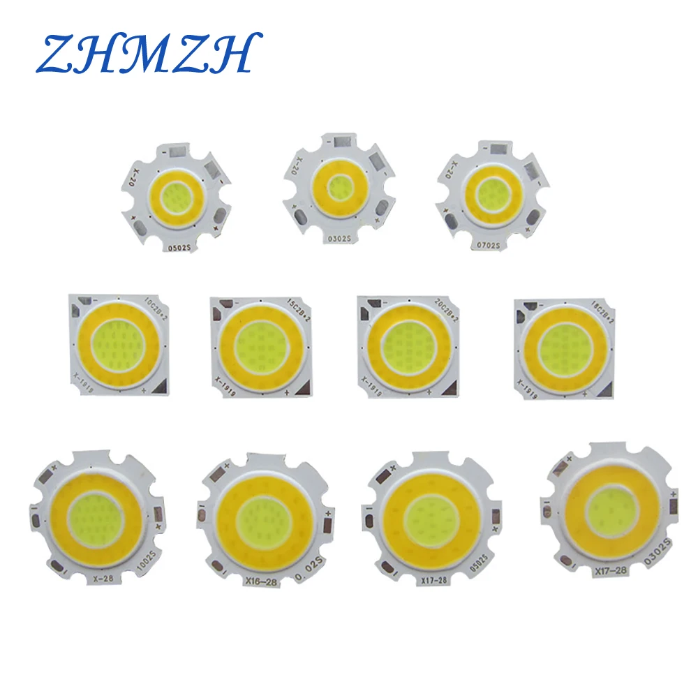 10pcs/Lot 260mA Two Color COB LED Chip 3w 5w 7w 10w Dual Color Light Bead 2011 1917 2820 SMD Downlight Double Color Light Source