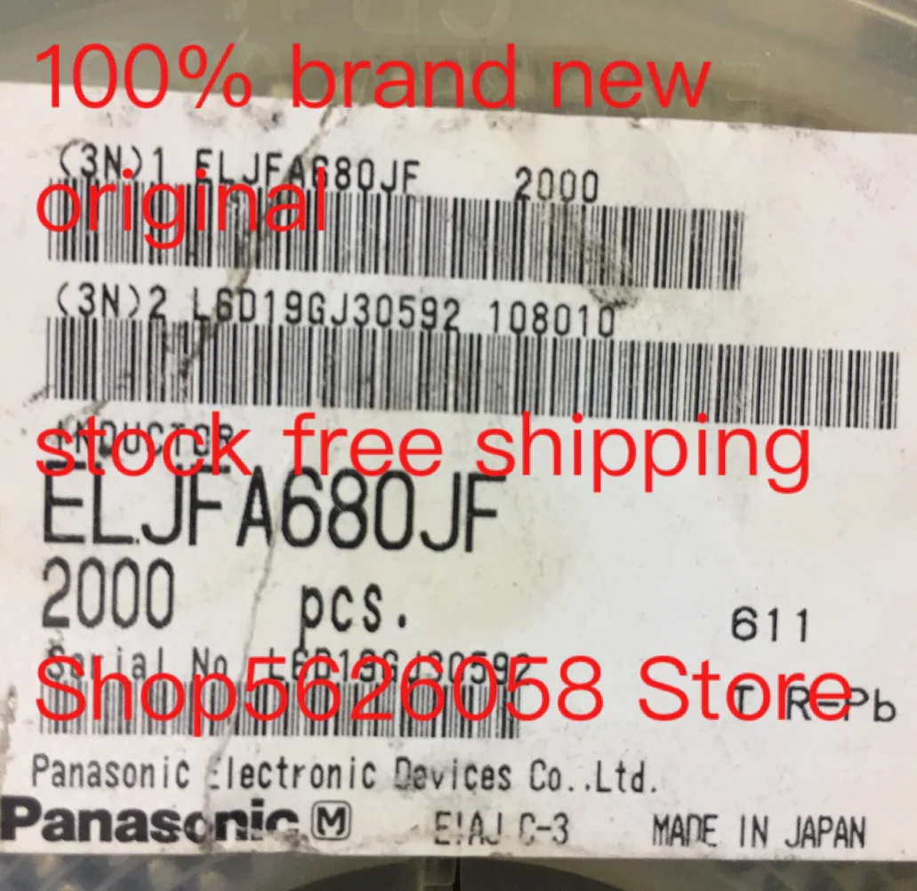 50PCS/LOT ELJFA680JF SMD 100% new original freeshipping