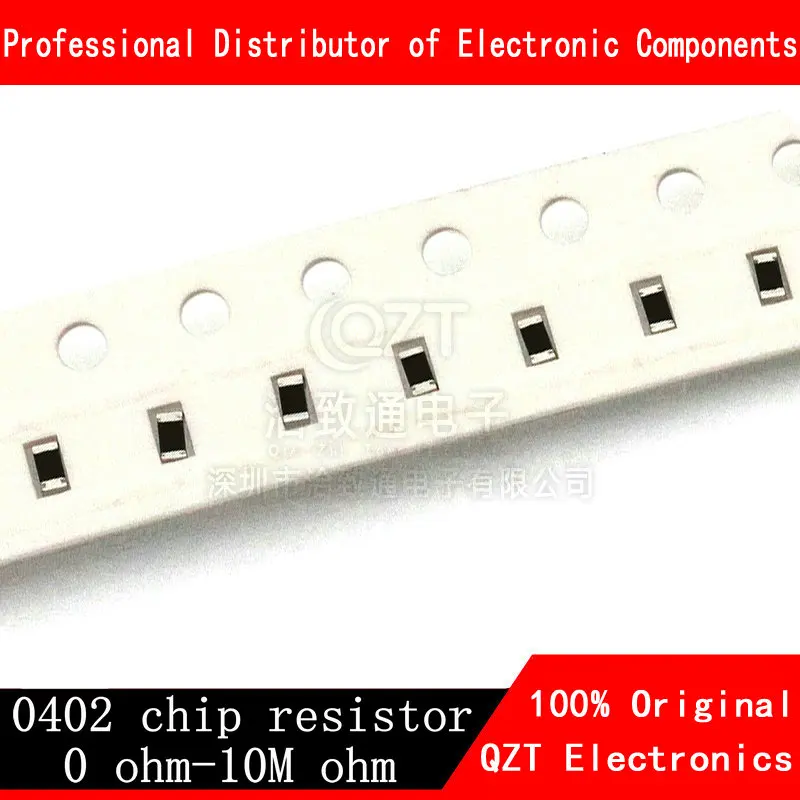 100 00 stücke 0402 1% SMD widerstand 0R ~ 10M 1/16W 0 1 10 100 150 220 330 ohm 1K 2,2 K 10K 100K 0R 1R 10R 100R 150R 220R 330R 1M 4,7 K