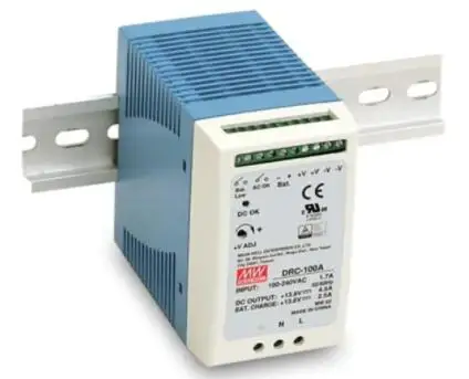 Switching power supply DRC-100B 100W DIN Rail Power Supplies 96.6W CH1 27.6V2.25A CH2 27.6V 1.25A