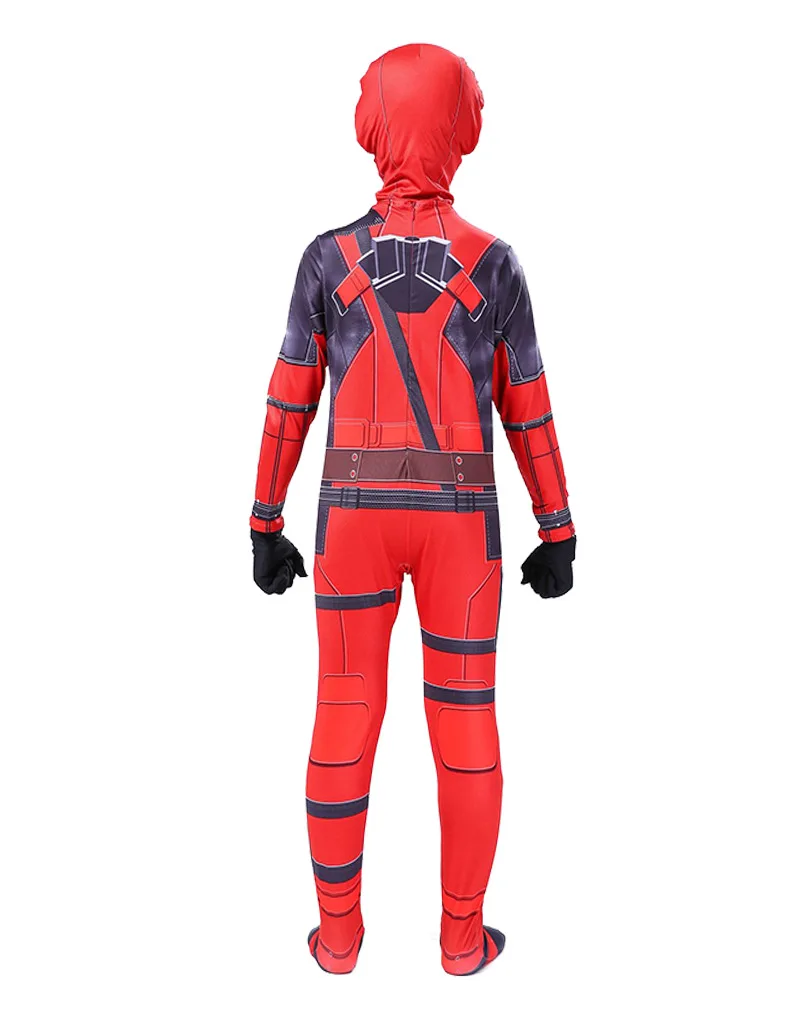 Costume Deadpool pour enfants, masque cosplay, casquette à nœud, Halloween journée des enfants, cadeau de fête d'anniversaire, noël