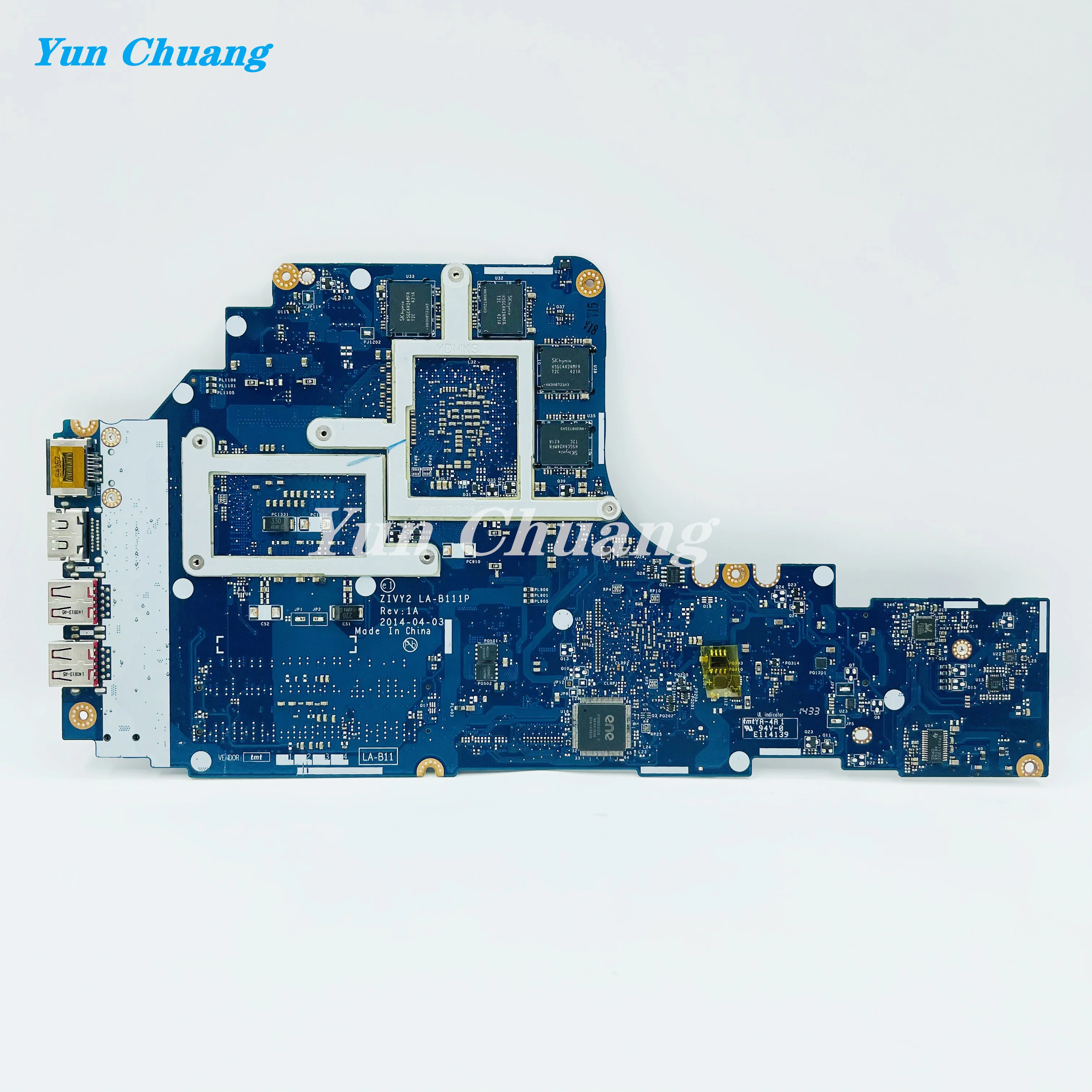 5B20F78852 ZIVY2 LA-B111P Mainboard For Lenovo Ideapad Y50-70 Laptop Motherboard With i7-4700HQ/4710HQ CPU GTX860M/GTX960M GPU