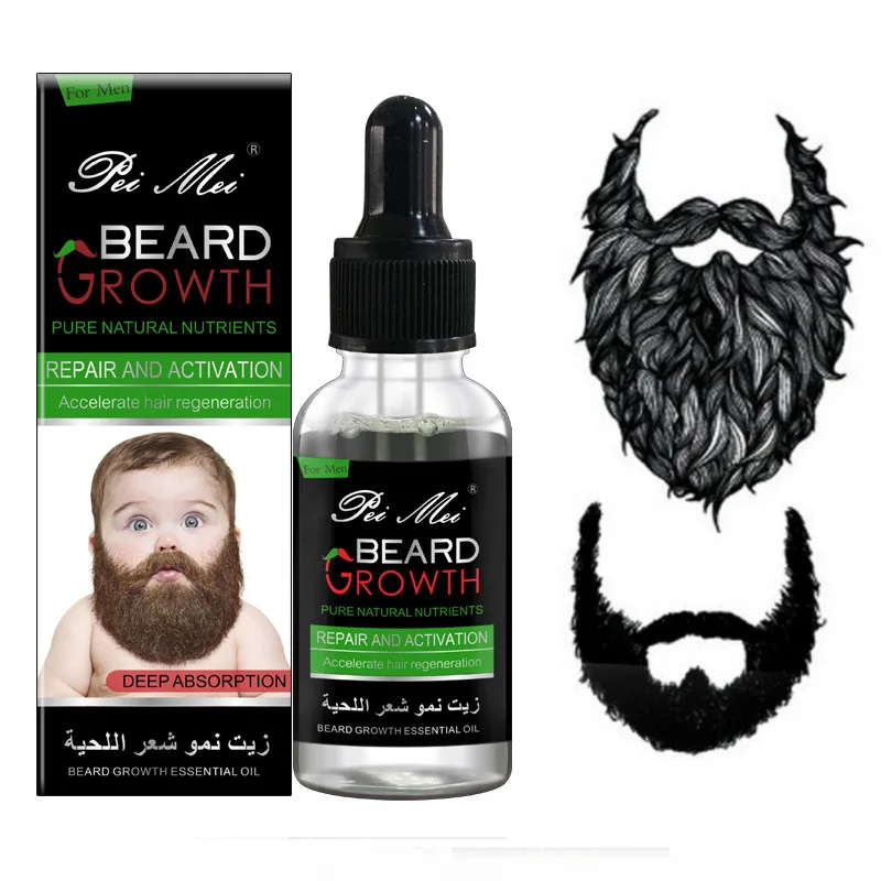 

Disaar Men's Beard Growth Essential Oil Deep Absorption Natural Nutrients Repair Activation Accelerate Beard Regeneration 30ML