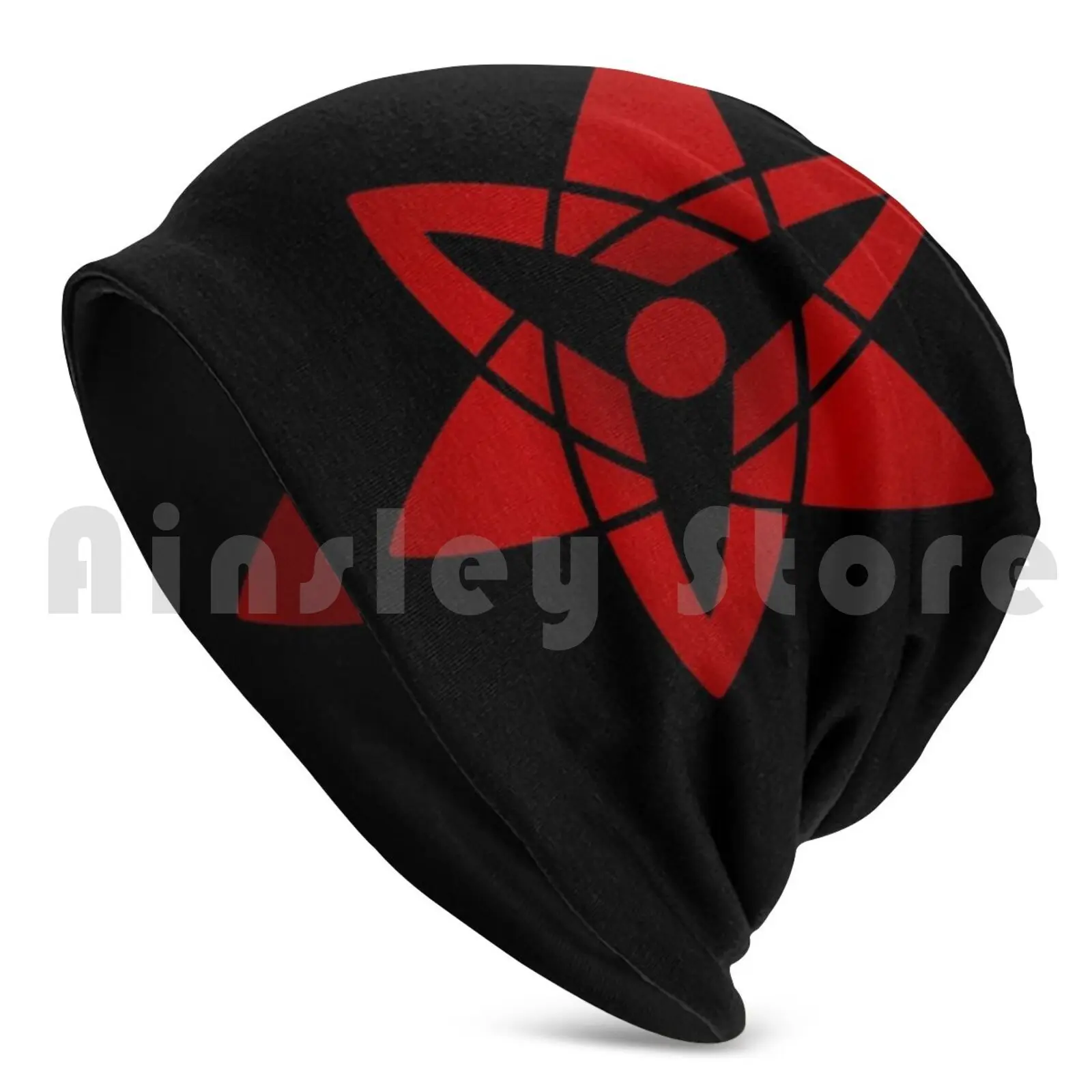 The Sharingan Beanie Hedging Cap DIY Print Cushion Anime Manga Japan Japanese Bleach Kawaii Meme Sasuke