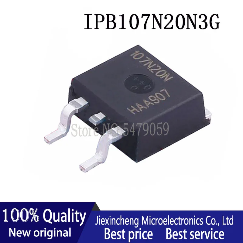 5PCS IPB107N20N3G 107N20N IPB60R280C6 6R280C6 IPB065N10N3G 065N10N IPB180P04P4L02ATMA1 4QP04L02  IRL630SPBF IRL630S TO-263 NEW