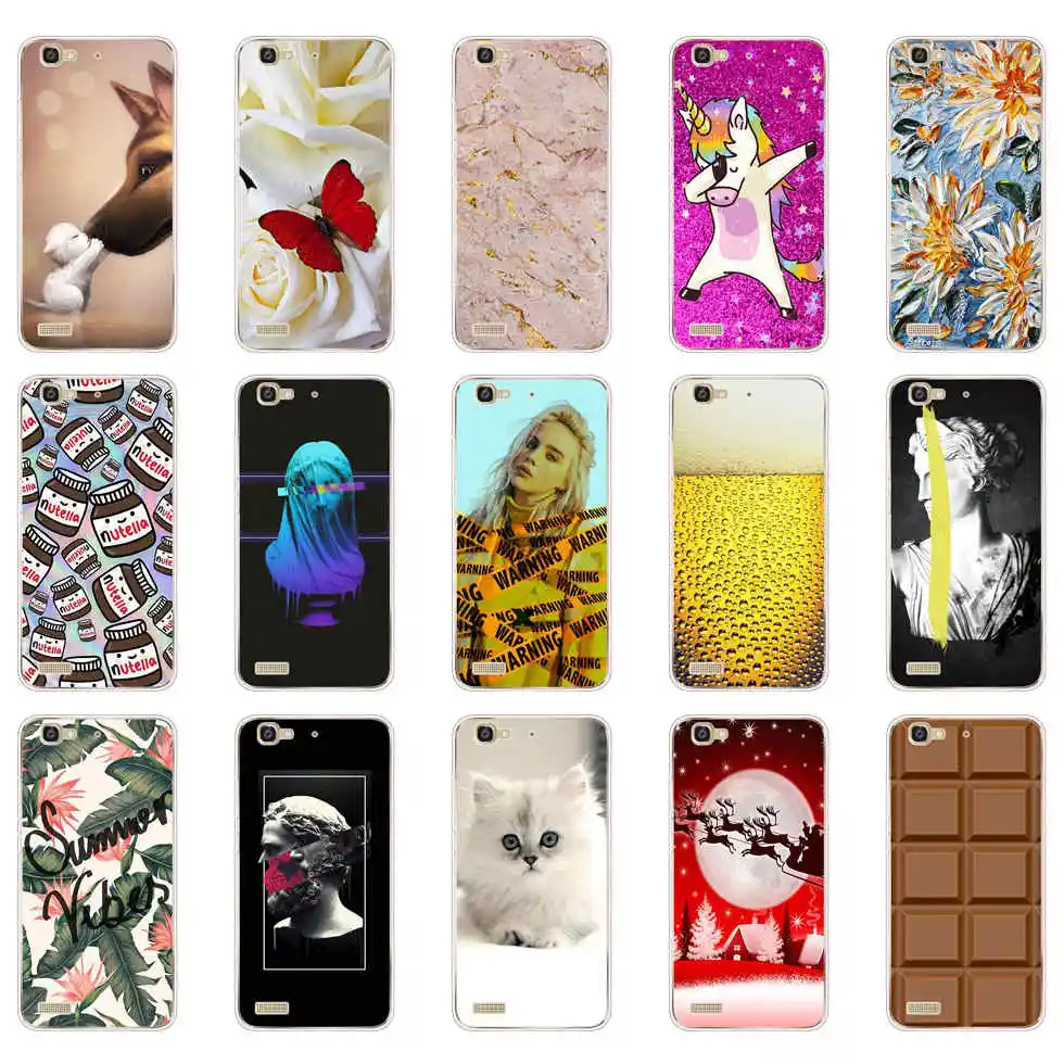 Case for Huawei GR3 TAG-L21 TAG-L01 TAG-L03 TAG-L13  TAG L21 Enjoy 5s Cover Thin Soft TPU bumper