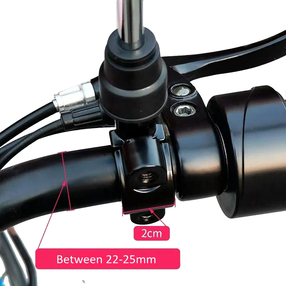 8Mm 10Mm Black Stuur Spiegel Adapter Mount Houders Beugel Klem Universal Motorcycle Handle Bar Fiets