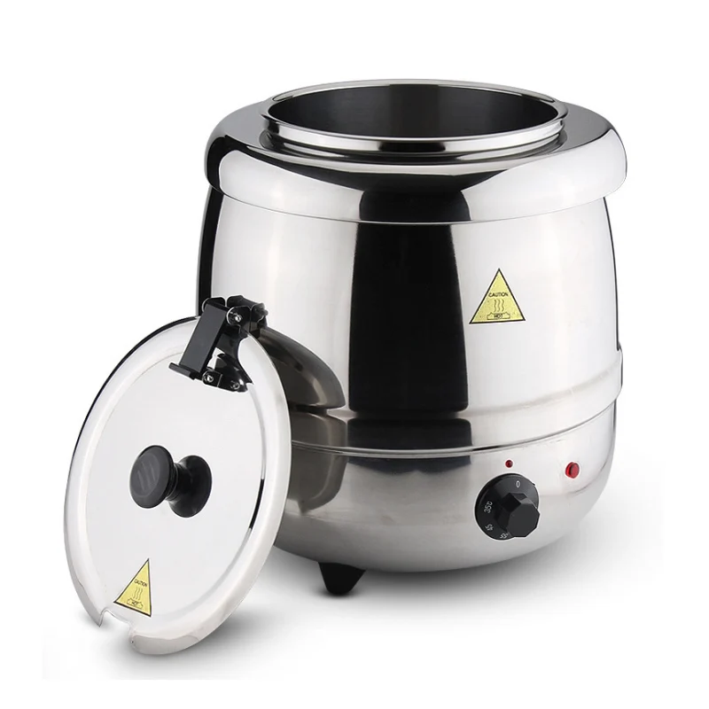 XEOLEO 10L Multifunction Electric Soup Stew Food Heating Warmer for Cooking Soup/Porridge/Pregnant Tonic Paint/Stainless Steel