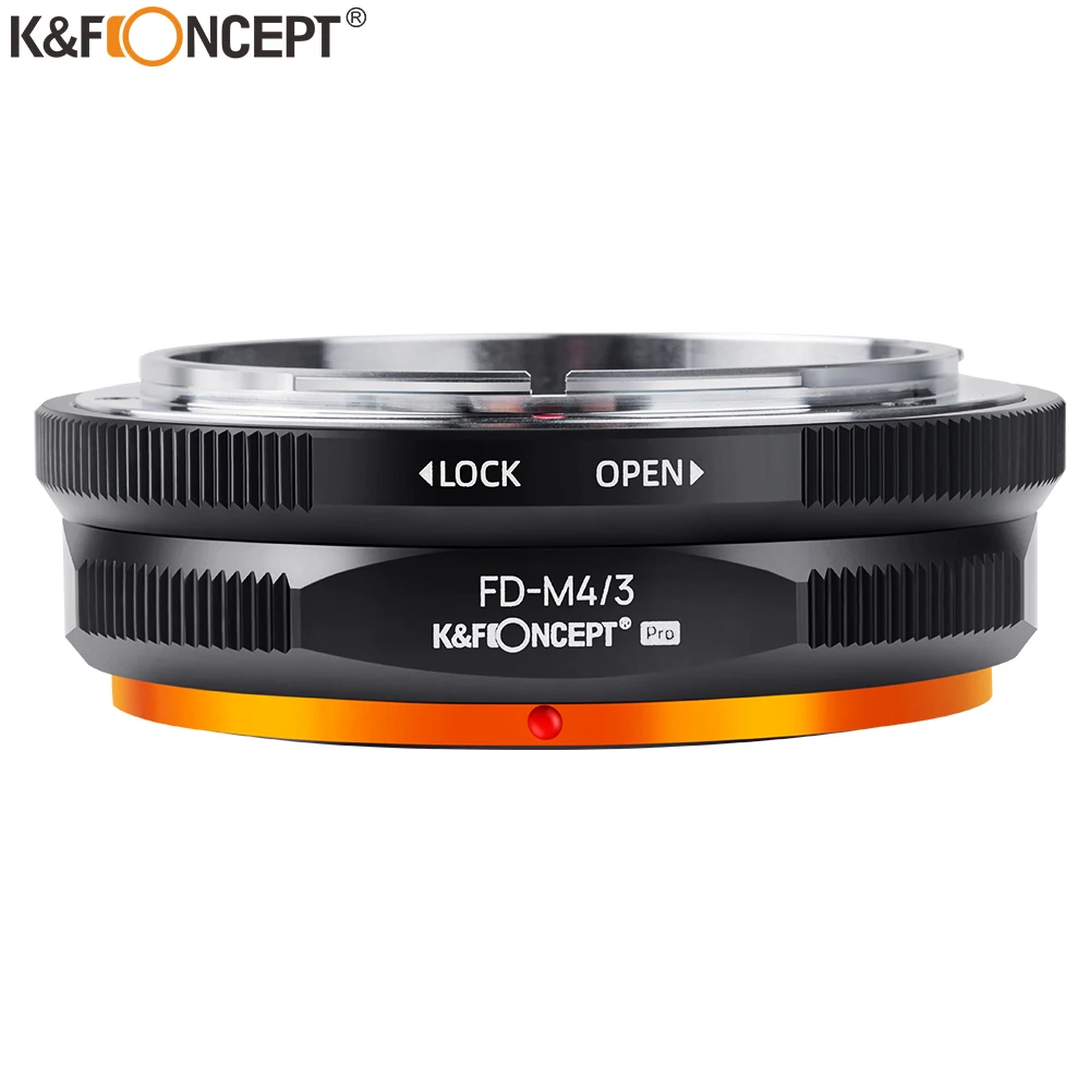 K&F CONCEPT FD-M4/3 FD Lens to M43 MFT Camera mount Adapter for Canon FD to M4 3 Olympus PEN and Panasonic Lumix Cameras