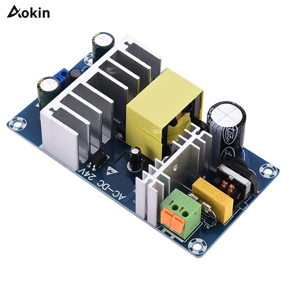 DC 24V Power Supply Module AC 85V 110v 220v to DC 24V 6A 4A 100W AC-DC Switching Power Supply Board