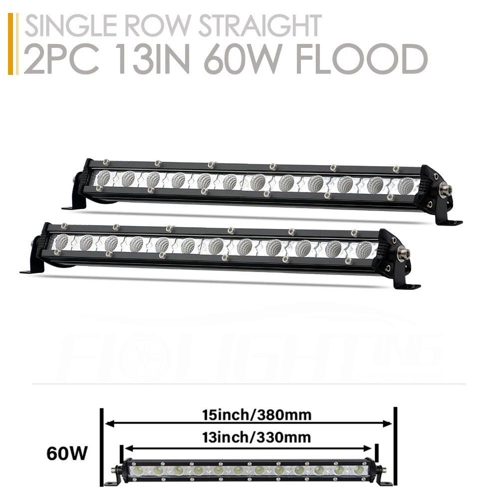 

12Led 13inch 60W Spot Beam Roof Top Light 24v 12v Light Bar for Tractor 4x4 Suv Truck Auto Lada Niva 4WD Barra LED Headlights