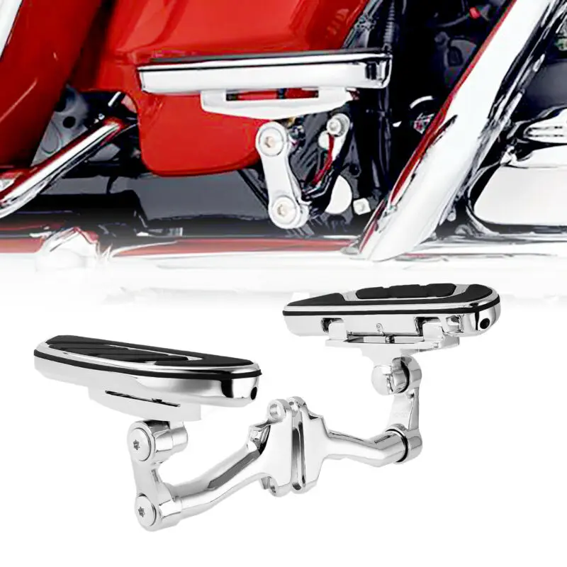 Motorcycle Rear Floorboard Footboard For Harley Touring 1993-2022 Road King Street Electra Glided Ultra Limited FLHR Airflow