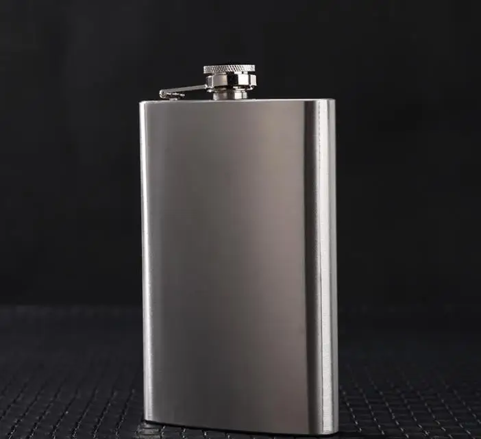 

50pcs/lot 10oz stainless steel pocket hip flask shipping free SN729