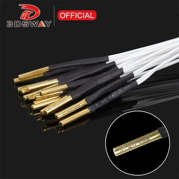 Części drukarki 3D 3DSWAY 1M/2M HT-NTC100K termistorowy czujnik temperatury wysoka temperatura ntc 100k dla E3D V6 Hotend zestaw głowicy J
