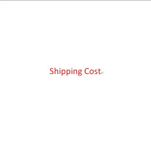 

extra shipping cost