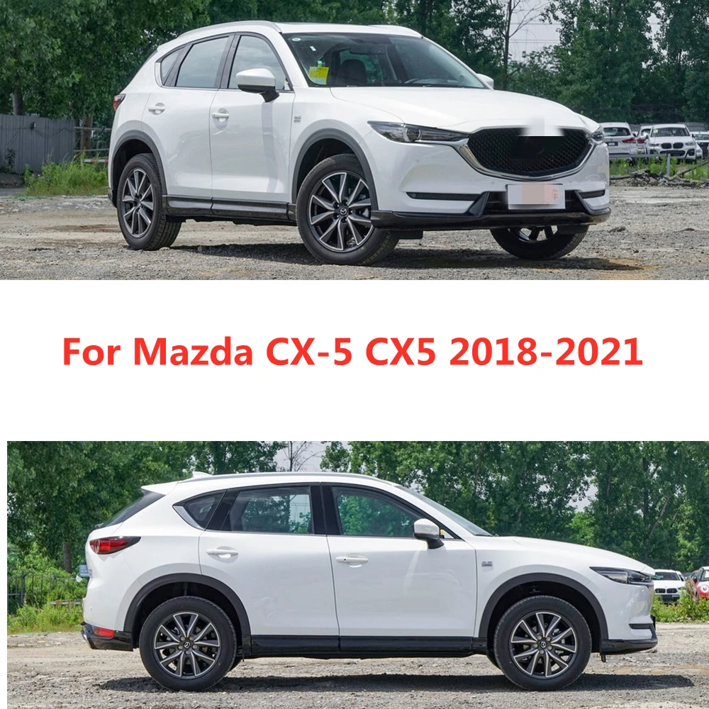 For Mazda CX-5 CX5 2018 2019 2020 2021 Window Visor Rain Guard Weather Shield Wind Deflector Slim Trim Awning Shelter Raincoat