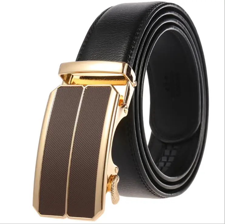 luxury brands  gifts for men leather metal automatic buckle high quality leather belt men belt designer belts LY1701-08-1