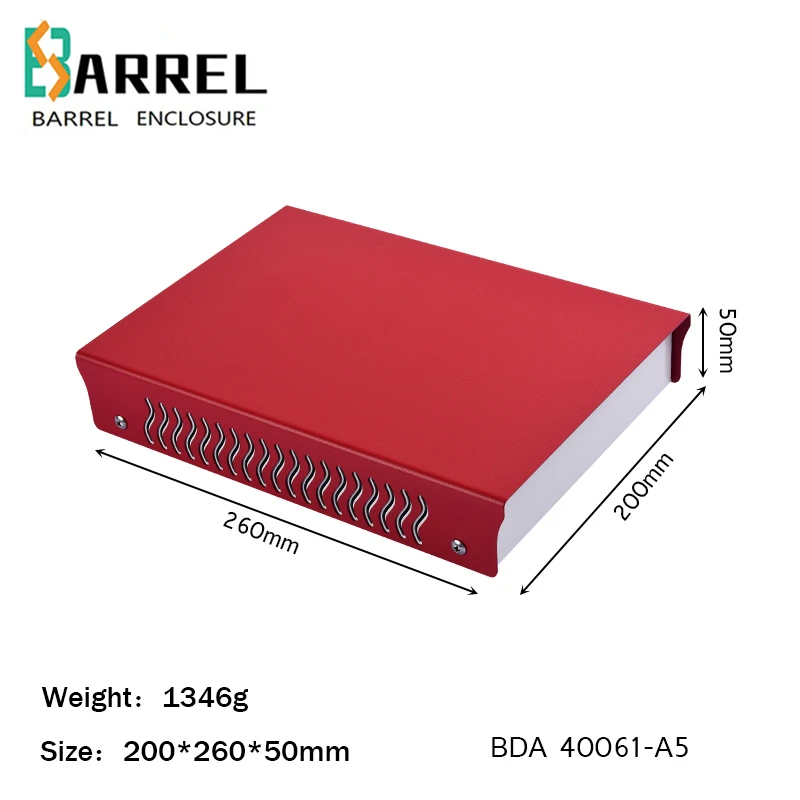 260*200*50mm DIY iron enclosure electrical project PCB board instrument metal switch distribution control junction outlet box