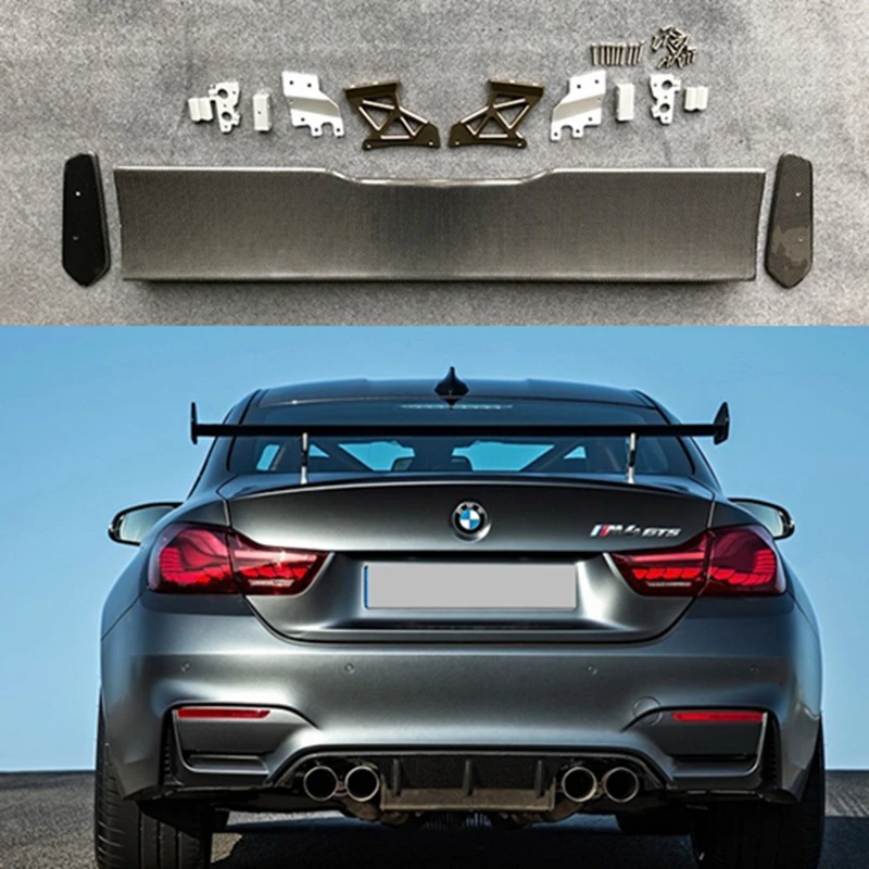 

Для BMW F82 F80 M3 M4 M5 M6 GTS стильный задний спойлер из углеродного волокна для автомобиля m2 m3 m4 автомобильный Стайлинг