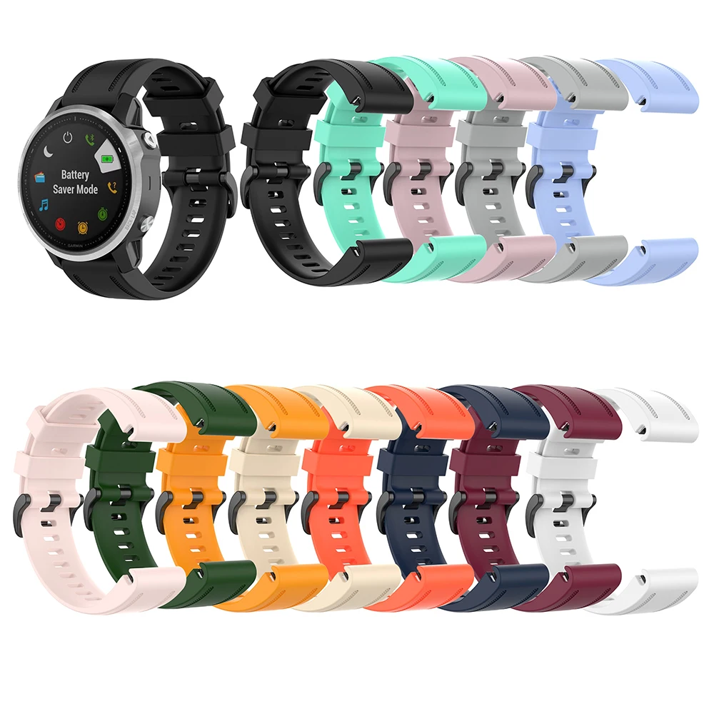 Fenix 7S /Fenix 5S Plus Uhrenarmband 20 mm Instinct 2S Quick Fit Silikonarmband für Garmin Fenix 6S Pro Armbänder Rosa