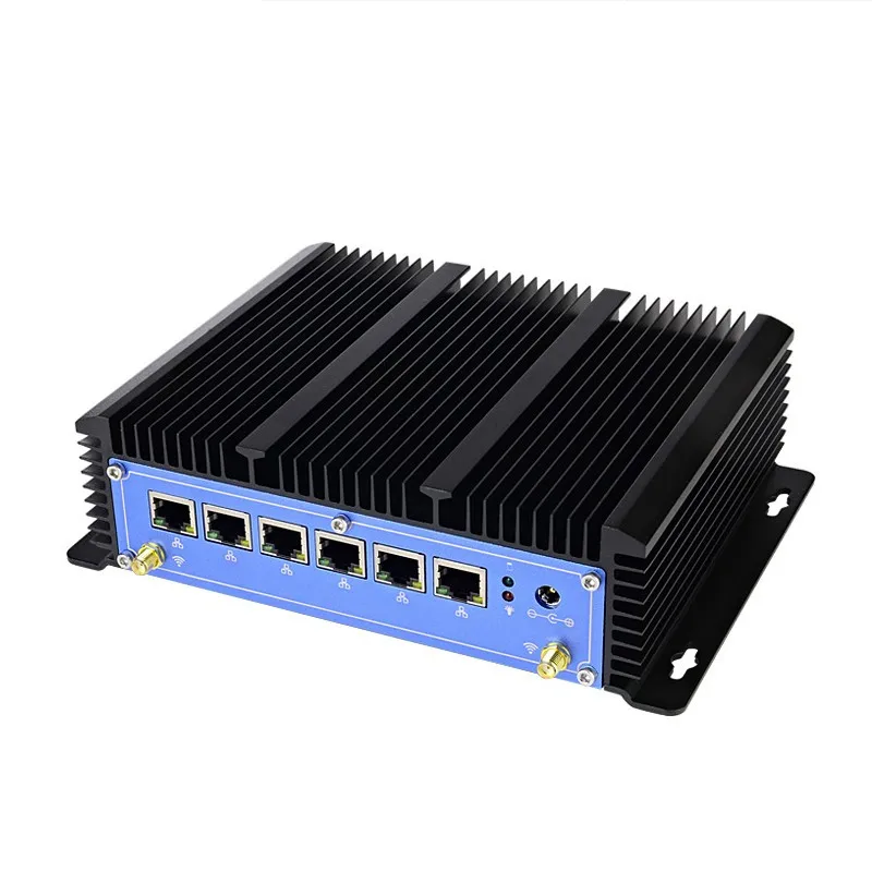 Bez wentylatora lCore i5 7200U i3 7167U Celeron 3965U 211AT 6 LAN Gigabit Ethernet brama Firewall Router Mini PC AES-NI