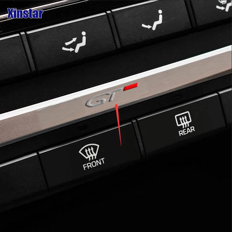 Stainless Steel Car Sticker For Peugeot 106 107 108 206 207 208 2008 3008 306 308 307 508 407 Auto Accessories - Image 2