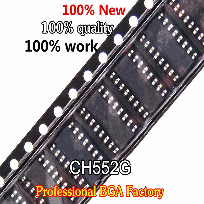 5PCS 100% New CH552G 552G CH552 SOP-16