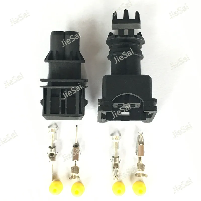 AMP 3.5mm Series EV1 2 Pin 282189-1 282762-1 Waterproof Female Male Connector With Pins And Seal 2P